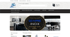 Desktop Screenshot of lojasempreinox.com.br